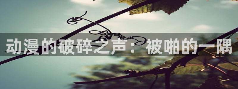 age动漫下载动漫全免费：动漫的破碎之声：被啪的一隅